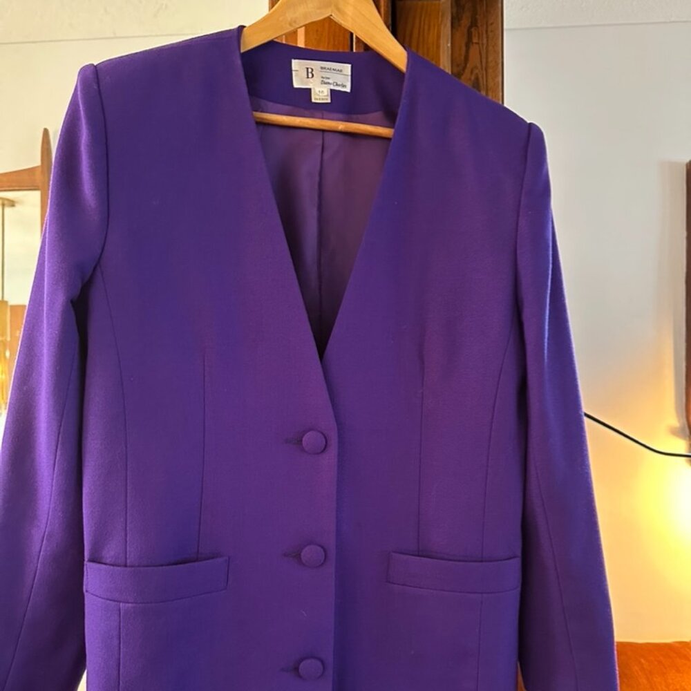 Vintage Braemar by Diana Charles Blazer | Pure Virgin Wool